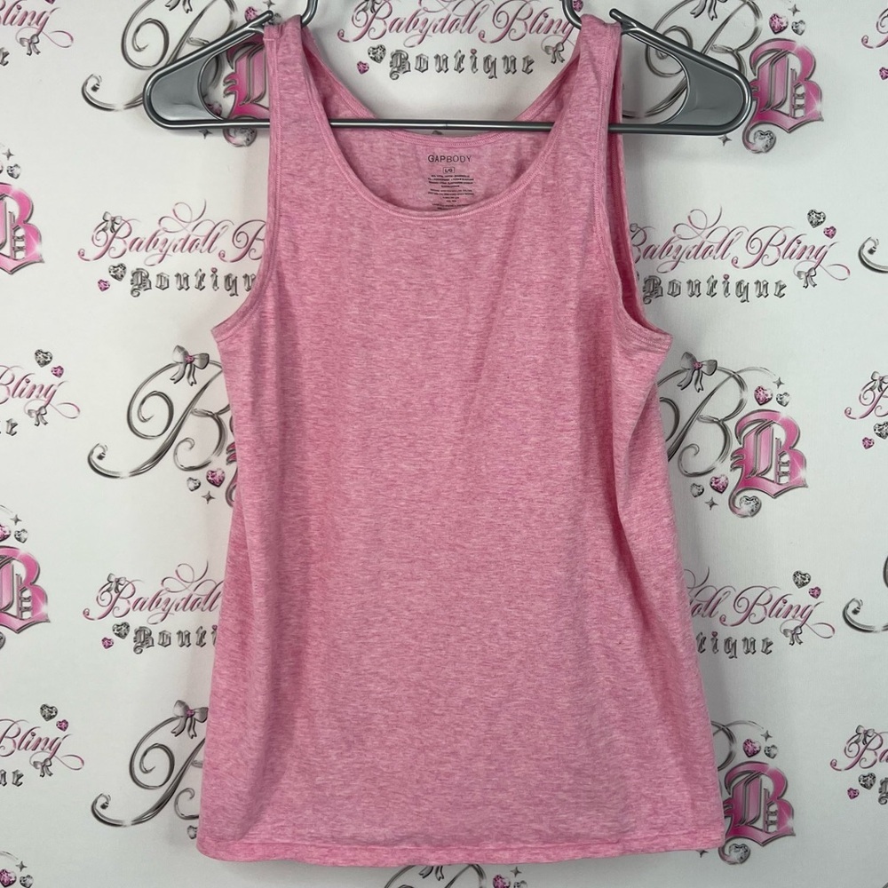 GAP body tank top light baby pink comfy Heather Pink Women's Tank Top